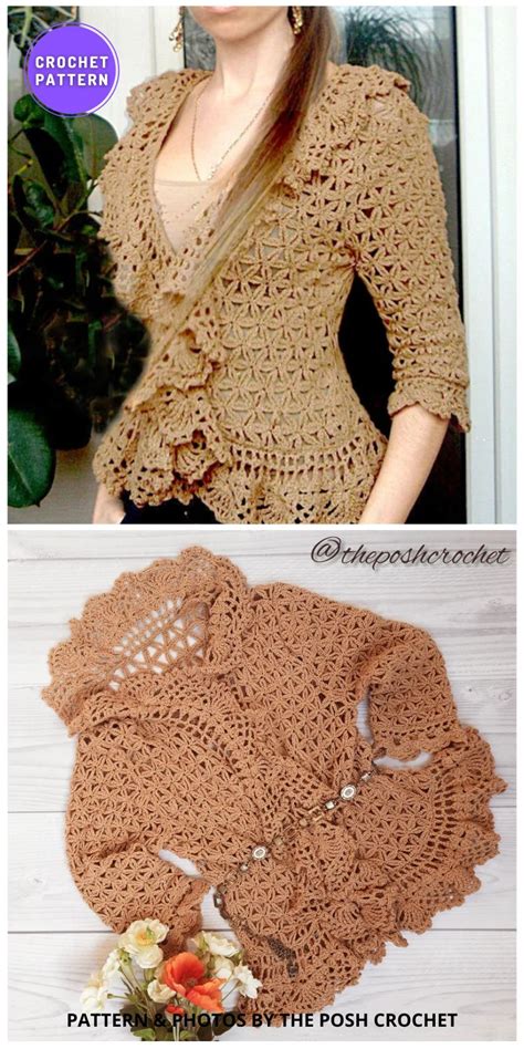 8 Crochet Ruffle Top Patterns For Women The Yarn Crew