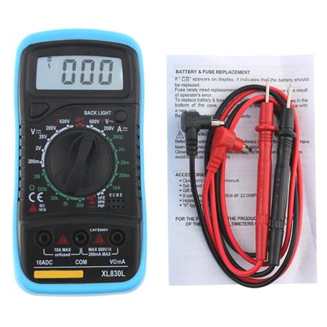 Xl830l Handheld Digital Multimeter Lcd Backlight P Grandado