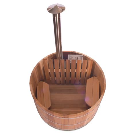 X Deluxe Wood Fired Cedar Hot Tub Package W Scuba Snorkel Hot Tubs