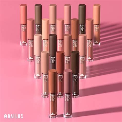 Batom Liquido Nude Matte Dailus Ml Maquiagem Shopee Brasil