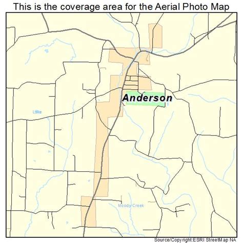 Aerial Photography Map of Anderson, AL Alabama