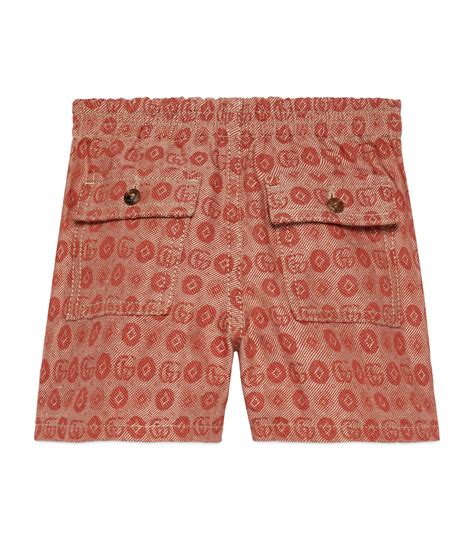 Gucci Kids Neutrals Double G Bermuda Shorts 3 36 Months Harrods Uk