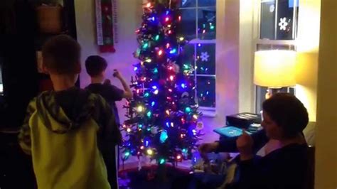 Putting Up The Christmas Tree 2014 Part 1 Youtube