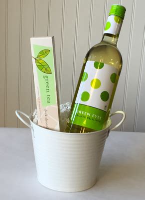 Wine Basket - White (Multiple Options/Prices...) - Gift Baskets