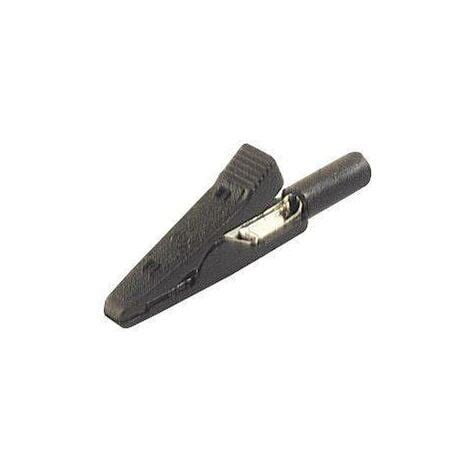 SKS Hirschmann MA 1 S Sw Pince Crocodile Enfichable 2 Mm CAT I Noir Q59407