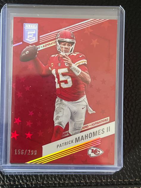 Patrick Mahomes Ii Aspirations Stars Ungraded Panini Donruss