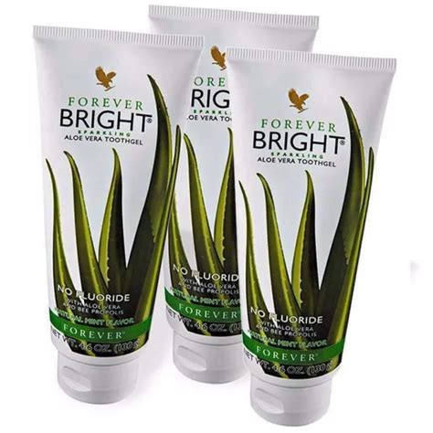 Forever Bright Sparkling Aloe Vera Toothgel Buy 2 Take 1 3pcs Natural Mint Flavor Lazada Ph