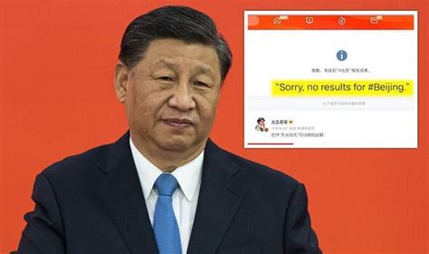 China Bans Word Beijing On Social Media After Rare Anti Xi Jinping