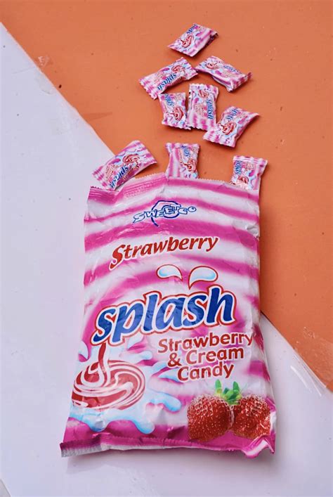 Splash Sweet Delicious Strawberry Flavour Candy Snacks From Naija