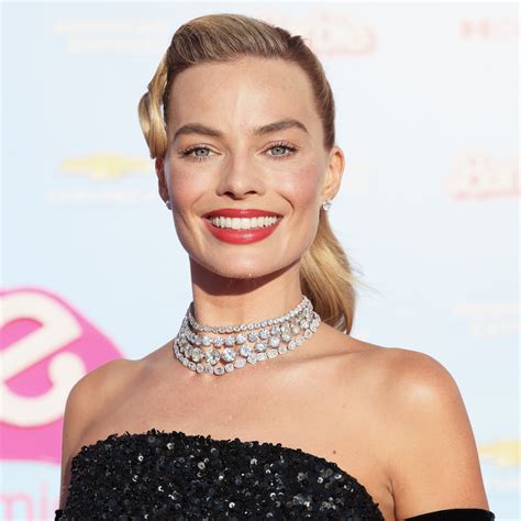 Every Product Used In Margot Robbies Barbie Premiere Makeup Who What