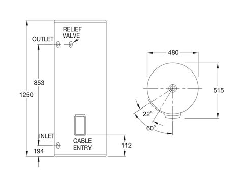 Vulcan Electric Hot Water Unit Se 125l 1 8kw From Reece