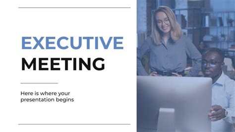 Executive Meeting | Google Slides & PowerPoint