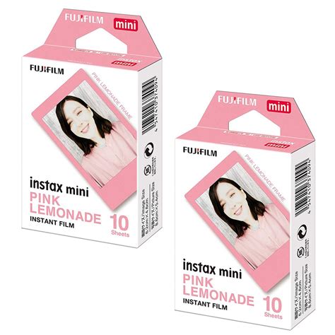 ราคา FUJI ฟลมโพลารอยด Fujifilm Instax mini Pink Lemonade ฟลมขอบ