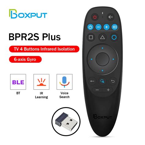 BPR2S Plus Girosc Pio Wireless Air Mouse Voice 2 4G BT Multi Button IR