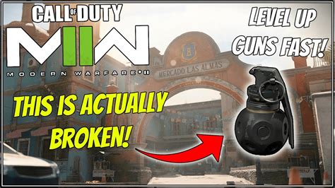 Decoy Grenade Xp Glitch Fastest Way To Level Up Guns In Modern Warfare