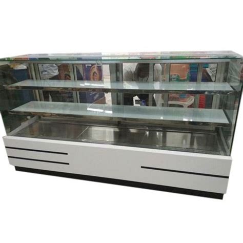 Stainless Steel Rectangular Pastry Display Counter For Bakery Mm At