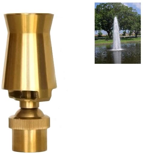 Dn Brass Ice Tower Cascade Water Fountain Nozzle Spray Pond