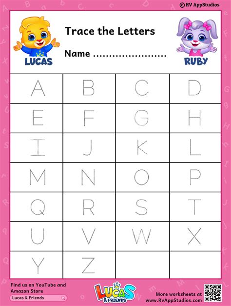 English Worksheets Alphabet Tracing Capital Letters Pdf - Infoupdate.org