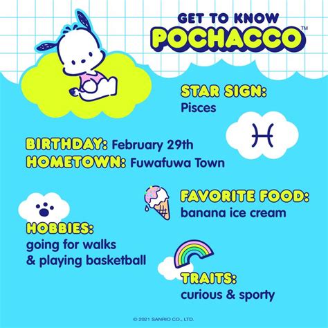 Get To Know Pochacco Sanrio Sanrio Characters Hello Kitty Characters