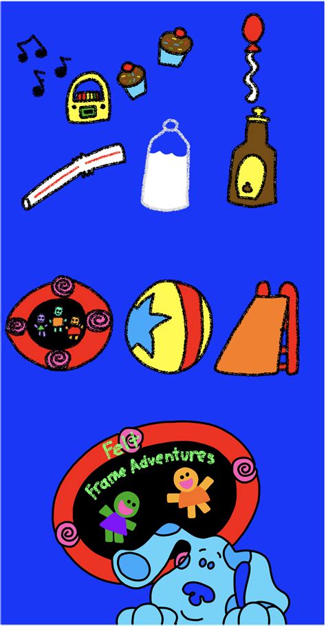 Blues Clues Felt Frame Adventures VHS Cover by ThomasCarr0806 on DeviantArt