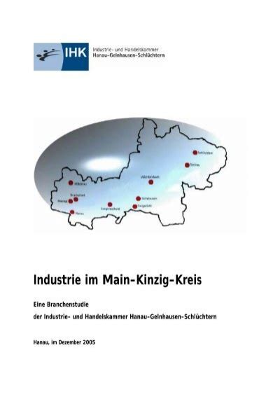 Industrie Im Main Kinzig Kreis Des Main Kinzig Kreises