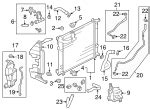 2012 2019 Nissan Lower Hose 21503 3AB3A TascaParts