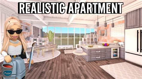 Building A Realistic Apartment In Bloxburg Youtube