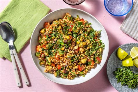 Salade De Couscous Perl La Harissa Et Aux Pistaches En Extra Recette