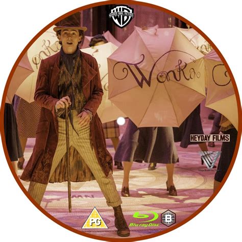 Wonka 2023 Rb Custom Blu Ray Label Dvdcovercom