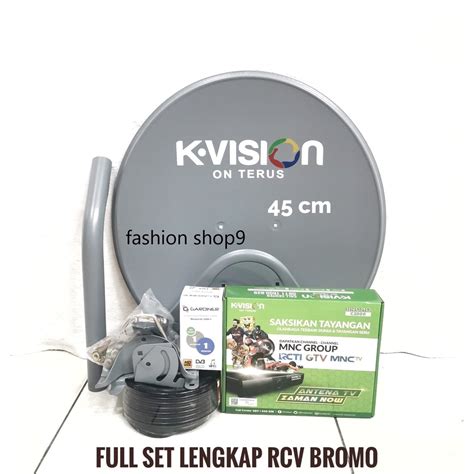 Jual Parabola Mini Cm Full Set Kvision Lengkap Receiver Bromo