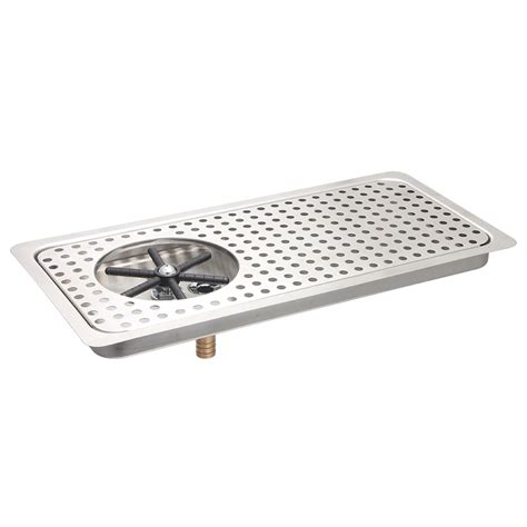 Stainless Steel Kitchen Drip Tray With Glass Rinser And Drainer - Buy ...