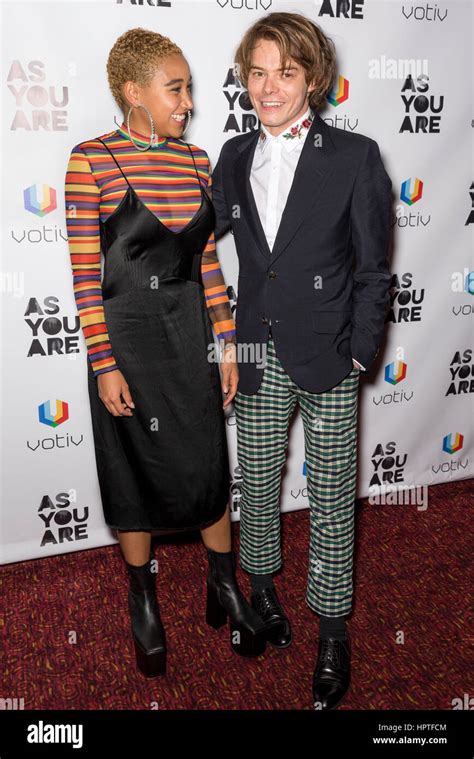 New York Ny February Actors Amandla Stenberg And Charlie