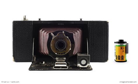 Kodak No 2A Folding Pocket Brownie Vintage Camera Lab