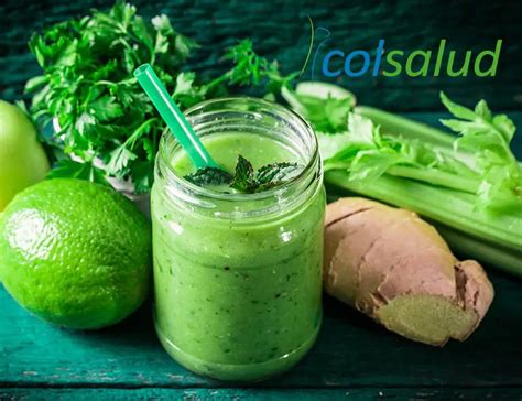 Batido Verde Detox Y Digestivo Depurando Tu Organismo Colsalud