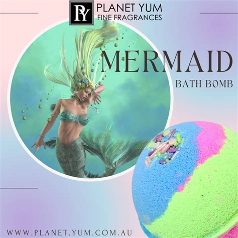 Bath Bombs Mermaid Bath Bomb Fizz Planet Yum