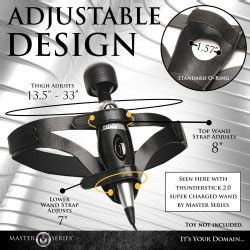 Master Series Thunder Strap Wand Thigh Harness Sex Toys Adult Novelties FreeOnes Store