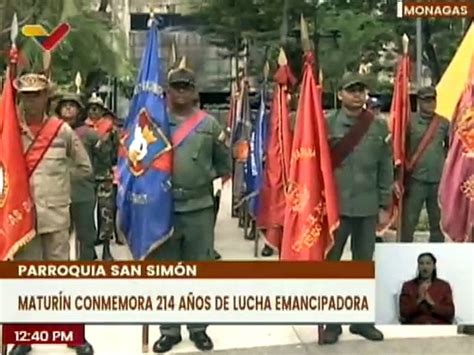 Pueblo Del Edo Monagas Celebran Los A Os De La Lucha Emancipadora