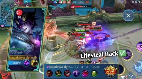 New Meta Dyrroth Lifesteal Hack Global Dyrroth Bantai Lapu Lapu