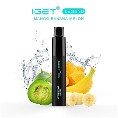 IGET LEGEND VAPE 4000 PUFF MANGO BANANA MELON The Vape Bar