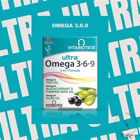 Vitabiotics Ultra Omega 3·6·9 60 Capsules Shopee Malaysia