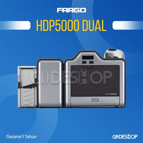 Jual Fargo Hdp 5000 Id Card Printer Dual Side Cetak Kartu Shopee Indonesia