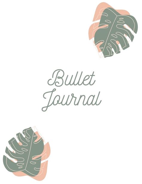 Free And Printable Bullet Journal Templates Canva