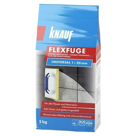 Knauf Flexfuge Universal Zementgrau Kg Bauhaus