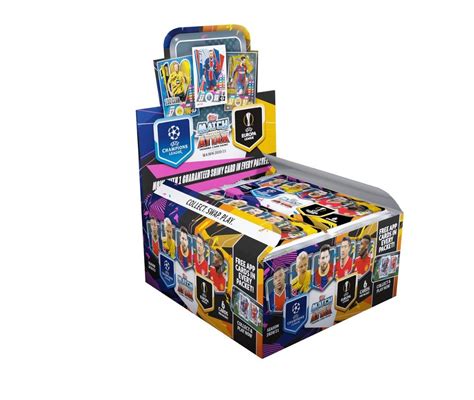 Champions League UEFA Match Attax Box 30 Saszetek Z Kartami Burda