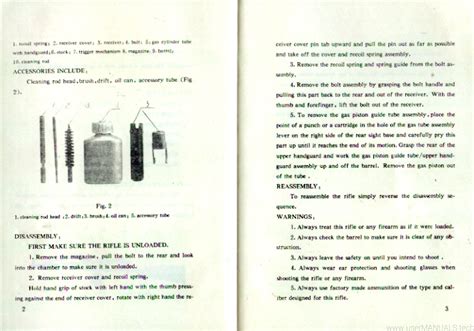 Sks M 762x33mm Rifle Instructions Manual