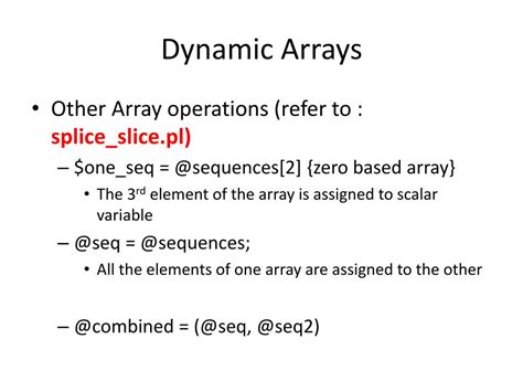 PPT - Dynamic Arrays PowerPoint Presentation, free download - ID:2223883