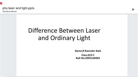 Difference Between Laser And Ordinary Light 20951a04d3 Youtube