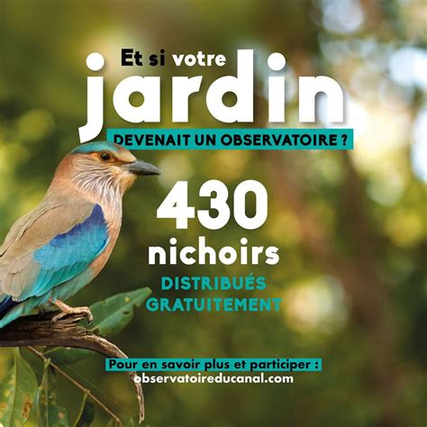 distribution gratuite de nichoirs contre bons soins au canal du midi