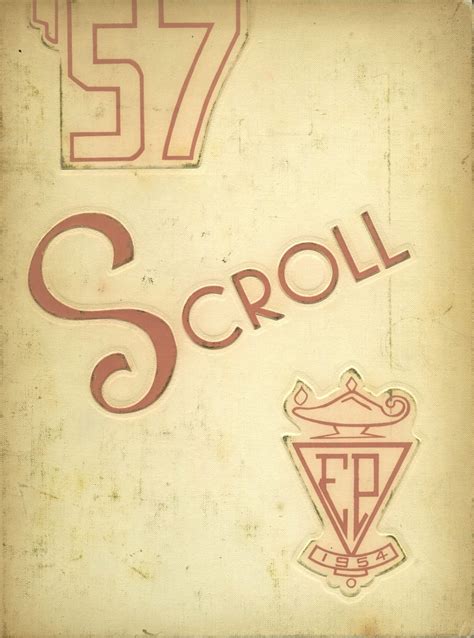 1957 yearbook from Elmwood Park High School from Elmwood park, Illinois