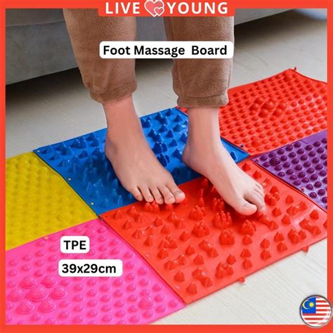 Foot Massager Foot Massage Pad Reflexology Mat Board Toe Plantar